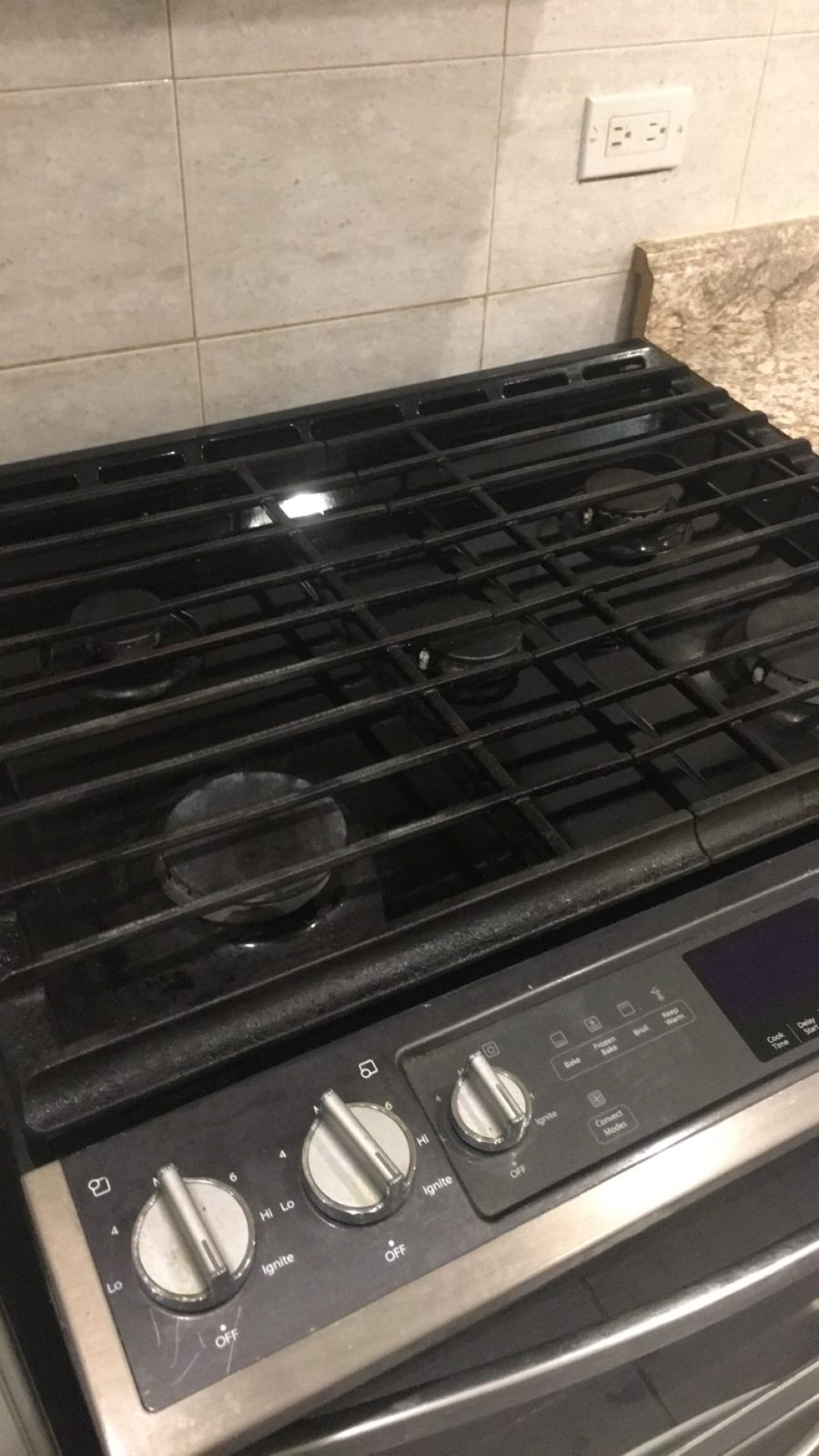 Stainless range refresh — after