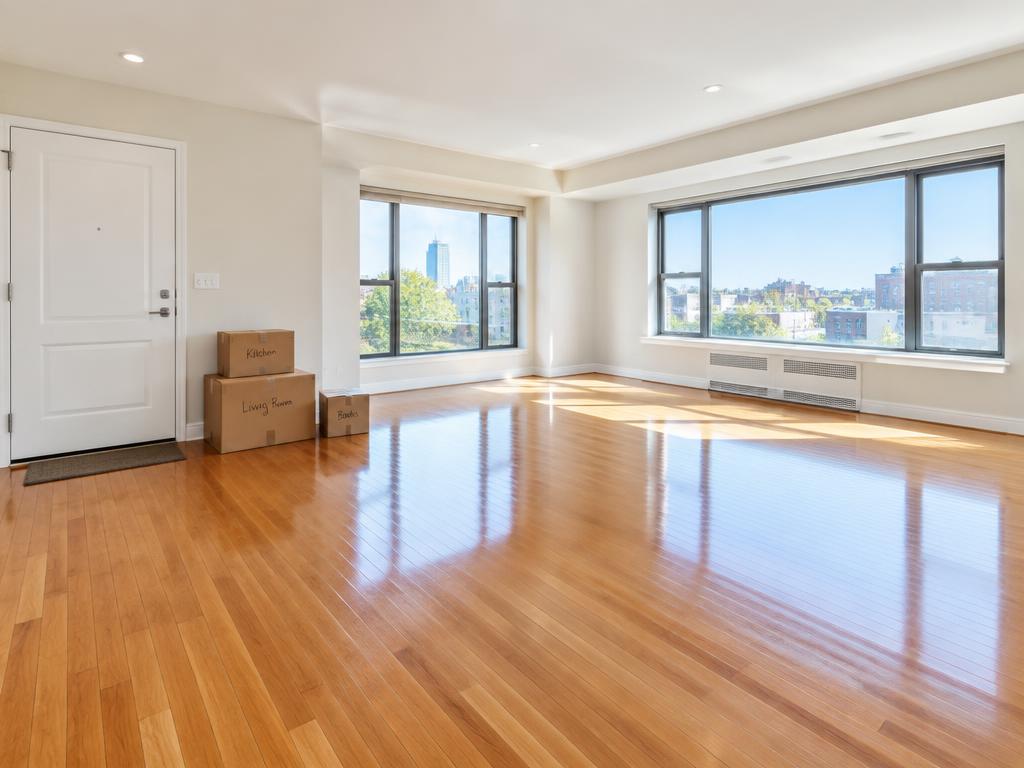 Empty freshly cleaned apartment ready for move-in
